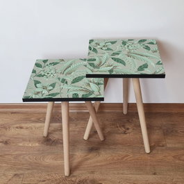 Hanah Home Mesa Nido - Verde (2 Piezas)